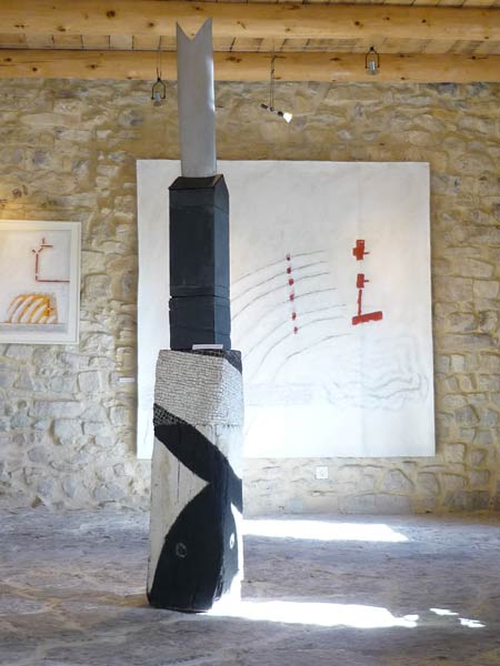 Exposition en 2009 de Anne Moreau et Louise-Marie Cumont